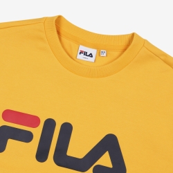 Fila Linear Logo One-on-one - Miesten Hoodie - Keltainen | FI-17550